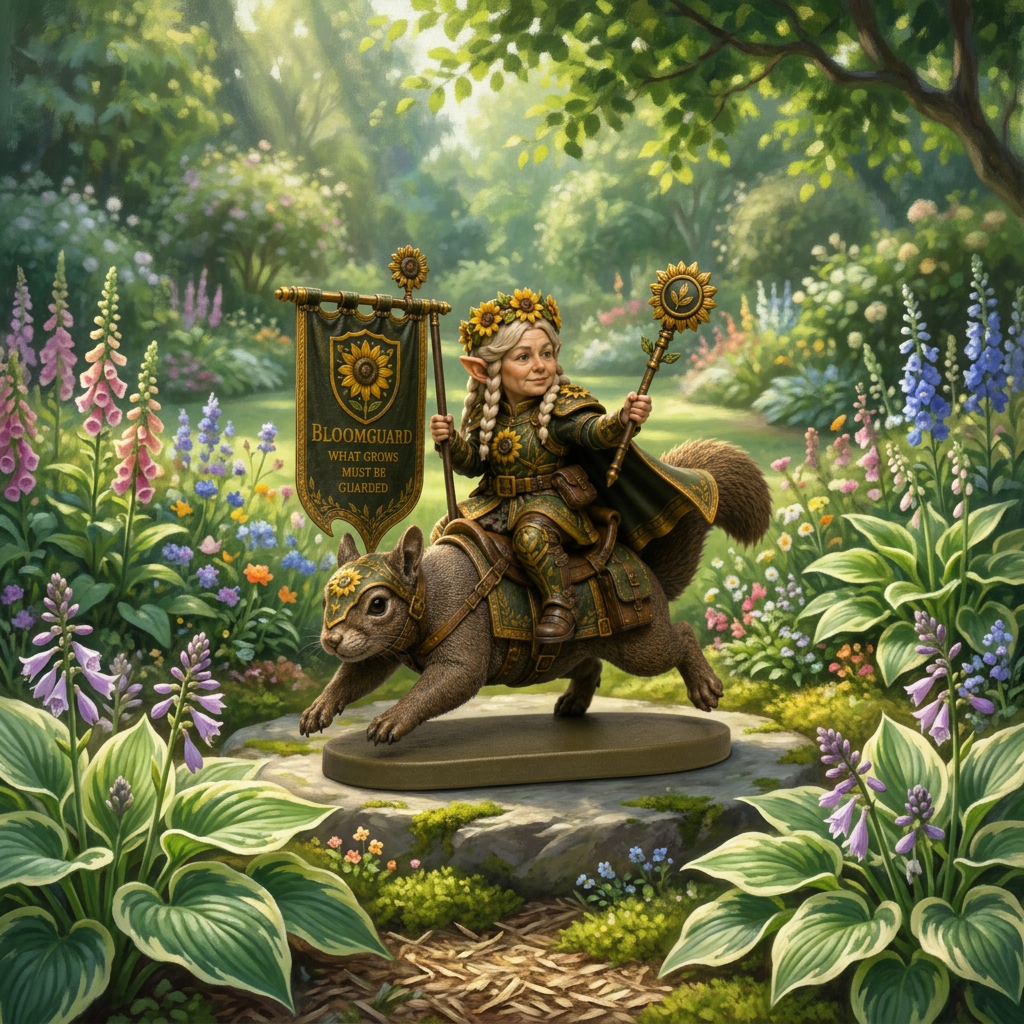 The Sunflower Marshal, leader of the Bloomguard