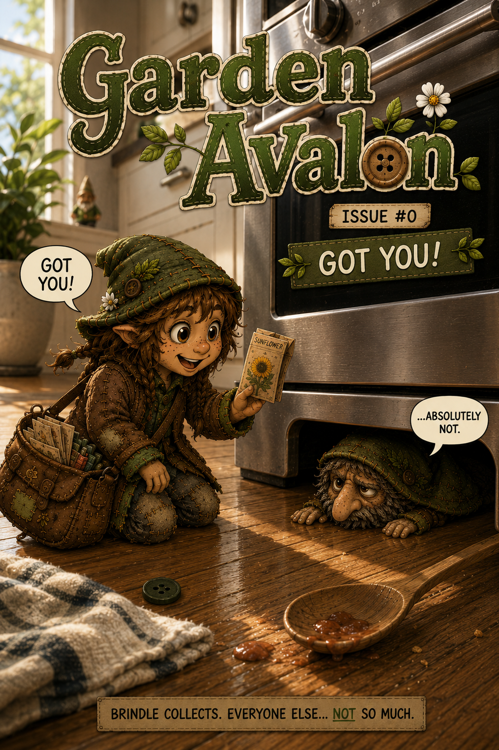 Issue 0 cover — The Backyard Awakens