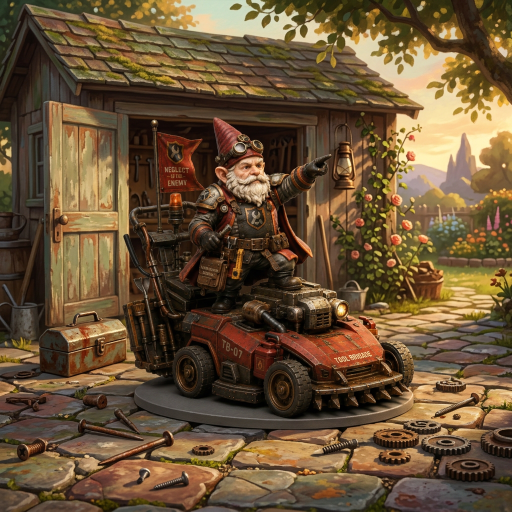 The Master Groundskeeper, leader of the Tool Brigade