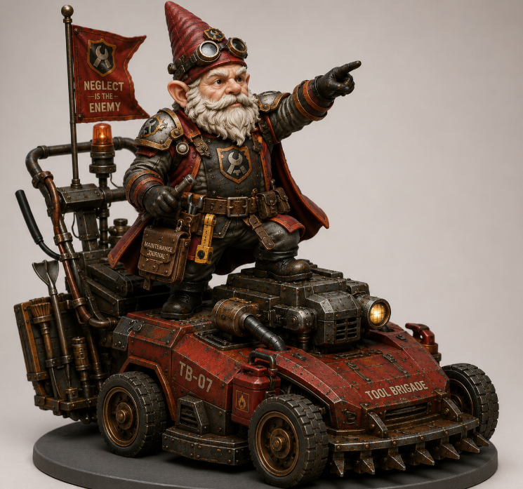 The Master Groundskeeper — Tool Brigade Commander